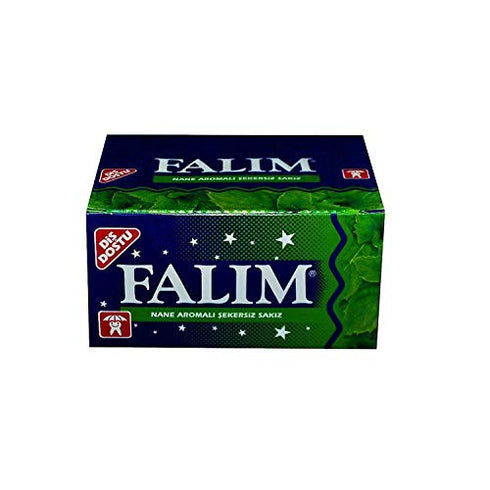 Falim 100 Piece Mint Flavoured Fresh Sugar-Free Chewing Gum, Individually wrapped