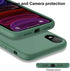 DEENAKIN iPhone Xr Case with Screen Protector,Soft Flexible Silicone Gel Rubber Bumper Cover,Slim Fit Shockproof Protective Phone Case for iPhone Xr Dark Green