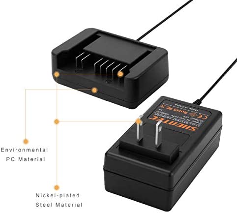Shentec 18V Li-ion Battery Charger Compatible with Hitachi 18V 339782 BSL1830C BSL1815X BSL1815S BSL1830 330139 330557 Li-ion Slide Style Battery