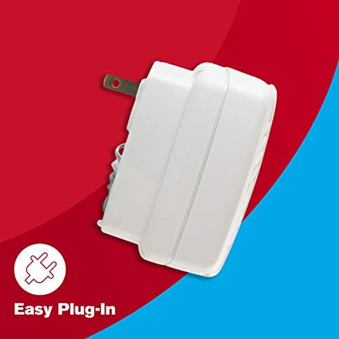 First Alert CO615 Dual-Power Plug-In Carbon Monoxide Detector with Battery Backup and Digital Display, White