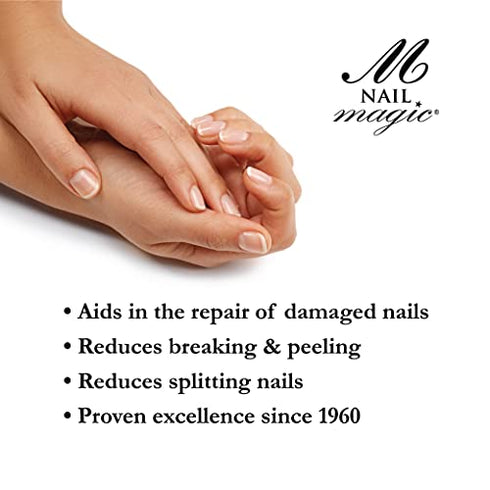 Nail Magic - Nail Hardener & Conditioner, 0.5 Fl Oz, Revives Chipping, Peeling & Brittle Nails, Strengthening, Conditions & Hardens Natural Nails, 60 Years of Superior Results