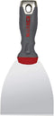 Warner 4" ProGrip Stiff Broad Knife, Stainless Steel with Hammer Cap, 90667