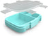 Bentgo Fresh Tray (Aqua) with Transparent Cover - Reusable, BPA-Free, 4-Compartment Meal Prep Container with Built-In Portion Control for Healthy At-Home Meals and On-the-Go Lunches