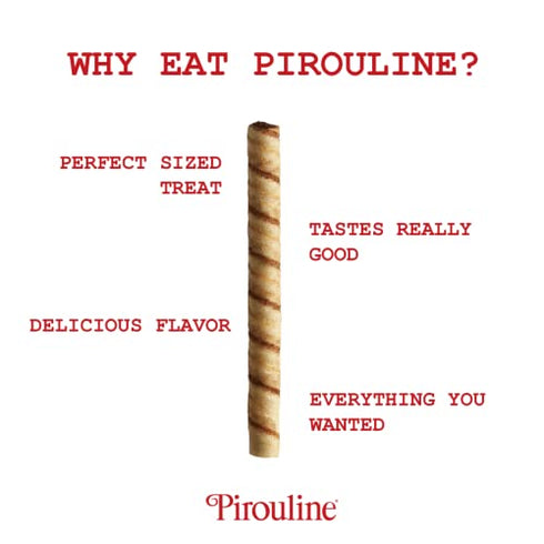 Creme De Pirouline Dark Chocolate Artisan Rolled Wafers All Natural 3.25 Oz, 2-pack