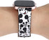 Sufcusny Cute Cartoon Leather Band Strap Lovely Style Wristband Bracelet Compatible with Fitbit Versa 2/Versa/Versa Lite/Versa SE, White/Black Mickey