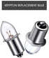 3 Pieces 3 Volt/ 3D - 3.6 Volt 0.75A Bayonet Base Krypton Replacement Bulbs Flashlight Bulbs