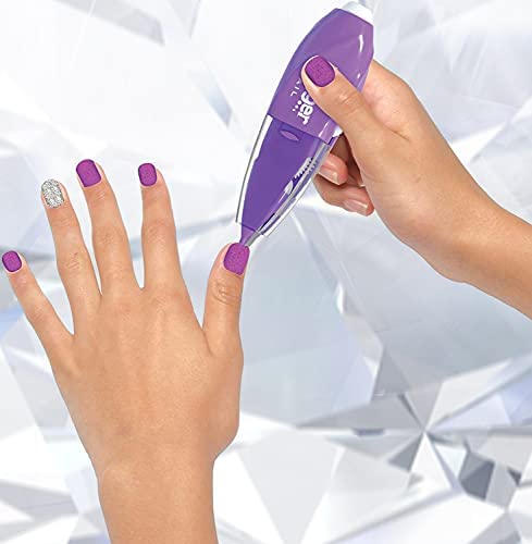 Blinger Ultimate Nail Wand Collection, Purple - Glam Your Nails with Sticker Sheets, 1 Step Process, No Drying, No Waiting – Nail Art for School, Parties, Special Occasions, Everyday Use – Exclusive