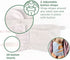 Lulus Naturals Castor Oil Pack-Castor Oil Pack Wrap Made of Plush Organic Cotton Velour-Castor Oil Pack for Liver Detox, Insomnia, Constipation-Less Mess, Heatless, Reusable(Castor Oil Not Included)