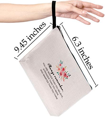 Hanamiya Na Sweet 16 Gifts for Girls, Makeup Bag-16th Birthday Sweet Sixteen -16 Years Old Girl Birthday Gift, Cosmetic Pouch, Travel Case, Makeup bag for Girls