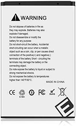?2 Pieces? BL-5C Battery, Upgraded 3.7V 1600mAh Li-ion Replacement Battery for Nokia, Household Radio