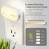 AUVON Night Light Plug in, Bright Motion Sensor Night Light (120 Lumens), Dimmable Smart LED Night Lights Plug Into Wall, 1-120lm Brightness Nightlight for Bathroom, Hallway, Garage, Toilet (4 Pack)