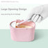 Travel Infant Formula Dispenser Box with Scoop, YEEHO Portable Baby Dry Milk Powder Food Container with Spoon Airtight Storage Easy go Parents Choice Sealed Small Case,Pink