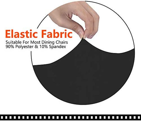 SARAFLORA Office Chair Cover- Large, Black- Removable Computer Chair Cover for Office Chair with Zipper for Universal Rotating Chair Desk Chair Cover High Back Chair Seat Washable Protector for Pets