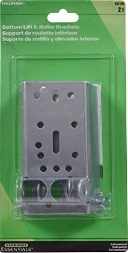 The Hillman Group 852130 6-Inch Bottom Lift and Roller Brackets, Galvainzed