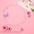 DAOCHONG 925 Sterling Silver Dainty Butterfly Choker Necklace for Women Teen Girls Jewelry Gifts Birthday