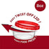 Elegant Disposables (8 Ounce 10 Pack) Twist cap Deli Containers Clear Bottom With Red Top Screw on Lids Twist Top Food Storage Freezer Containers