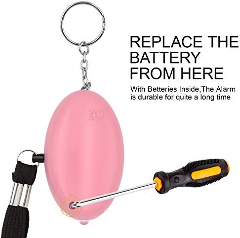 KOSIN Safe Sound Personal Alarm, 8 Pack 140DB Personal Security Alarm Keychain with LED Lights, Emergency Safety Alarm for Women, Men, Children, Elderly