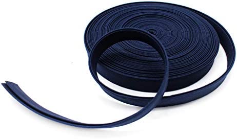 Bias Tape ~ 1/2" Wide Double-fold Bias Tape ~ Navy ~ Poly Cotton (10 Yards/Pack)~ Made in USA