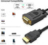 BENFEI HDMI to VGA, Gold-Plated HDMI to VGA 10 Feet Cable (Male to Male) Compatible for Computer, Desktop, Laptop, PC, Monitor, Projector, HDTV, Raspberry Pi, Roku, Xbox and More
