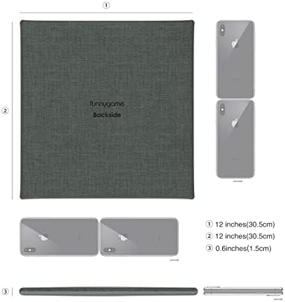 Funnygame Easy Press Mat 12x12, Heat Press Pad for Cricut Easypress 3/2/Easypress/Cricut Easy press Mat Both Sides for HTV Ironing Insulation Craft and Vinyl Heat Transfer Projects