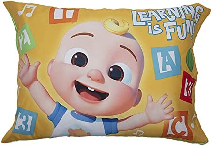 Cocomelon Toddler Fitted Sheet and Pillow Case Set, Multicolor