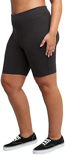Just My Size Women's Plus-Size Stretch Jersey Bike Shorts