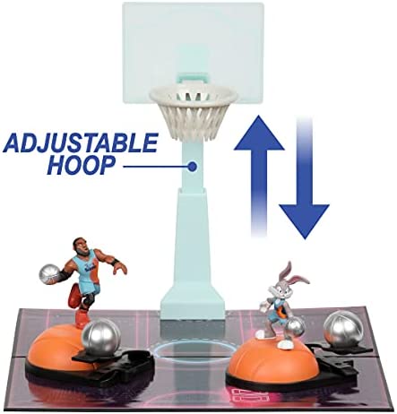 Moose Toys Space Jam: A New Legacy - Gametime Playset with Lebron & Bugs Bunny Figures