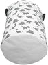 HUAYEE 19.6 Inches Large Laundry Basket Waterproof Round Cotton Linen Collapsible Storage bin with Handles for Hamper,Kids Room,Toy Storage(Dinosaur)