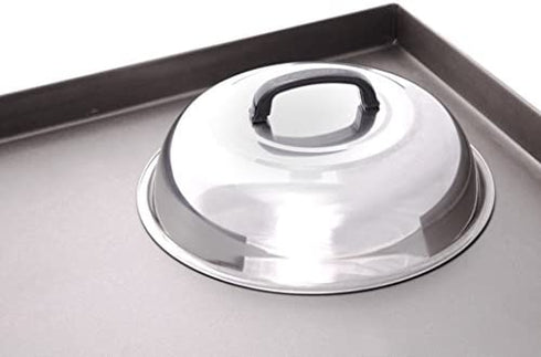 Blackstone Griddle Accessories - 12 Inch Round Basting Cover - Stainless Steel - Cheese Melting Dome and Steaming Cover - Best for Use in Flat Top Griddle Grill Cooking Indoor or Outdoor