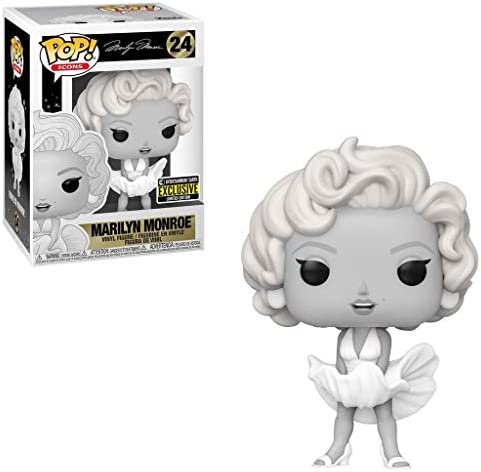 POP! Funko Marilyn Monroe Black and White Vinyl Figure - EE Exclusive