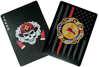 Firefighter Professional Quality Playing Cards – Custom Fireman Gift