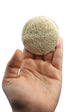 Set of 10 Natural Loofah Facial Pads, Resuable Exfoliating Loufa Scrubber Rounds for Face Cleansing and Makeup Removal ,Eco Friendly, Non Toxic Chemicals by Serrento