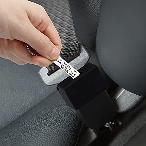 Morlike Silicone Seatbelt Secure Buckle Safety Cover Lock | Keep Children Safe in Car Seat and Prevent Kids from Accidentally Unbuckling | Buckle Guard Fits Almost Vehicles (Black, 2 Pack)