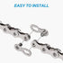 Inkesky 6/7/8 Speed Bike Chains - 116 Links - 1/2 x 3/32 Inch - Compatible with Shimano/KMC/Campagnolo/SRAM for Road & Mountain Bike