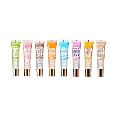 Broadway Vita-Lip Clear Lip Gloss 0.47oz/14ml (3PCS - Mint & Coconut & Rosehip Oil) (4 PCS SET)