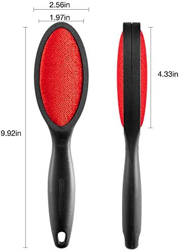 Lint Brush, Lint Remover for Clothes, Pet Hair Remover Lint Brushes for Clothes, Reusable 2-Pack Fur Remover Cat Dog Hair Remover Pet Hair Remover for Couch Clothing Furniture