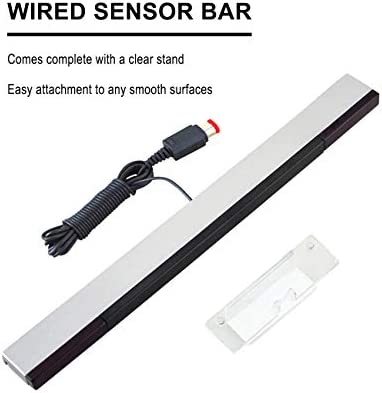 Wii Accessories Bundle - Wii AC Power Adapter Block, Composite AV Cable Cord and Wired Motion Sensor Bar for Wii