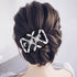 Aethland 4 Pcs Hair Combs for Women Accessories, Comby Magic Hair Comb for Women Wood Beaded Stretch Double Hair Side Combs Clips Elastic Beaded Hairpins Combs (Set A)