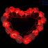 FULLBELL Fairy String Lights Red Rose Flower Lights 20 LED Battery Operated Indoor String Lights Romantic Gift for Date Wedding Valentine's Day Dreamlike Party Bedroom Girl Girlfriend Women (Red)