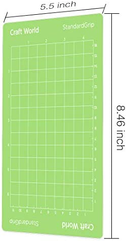 Craft World Cutting Mat for Cricut Joy(3 Mats ,4.5x6.5 Inch)Standardgrip Adhesive Sticky Quilting Joy Mats Replacement Accessories for Cricut Joy