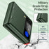 Vizvera for Samsung Galaxy Z Flip 3 Case with Hinge Protection (2021)- Z Flip 3 Armor Case- Silicone All-Inclusive Shockproof Case for Galaxy Z Flip 3(Green)