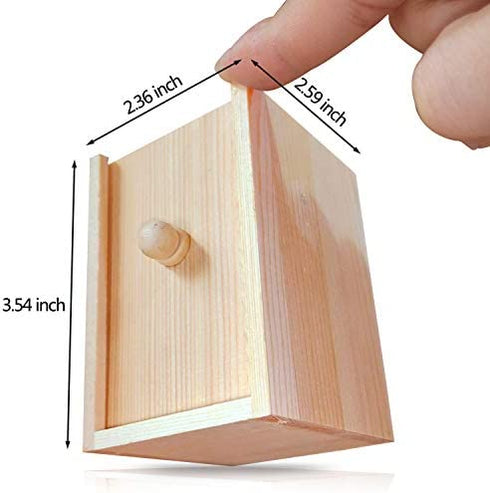 GIIOASA Rubber Spider Prank Surprise Box?Handcrafted Wooden Surprise Box, Fun Practical Surprise Joke Boxes,SpiderBox-Single