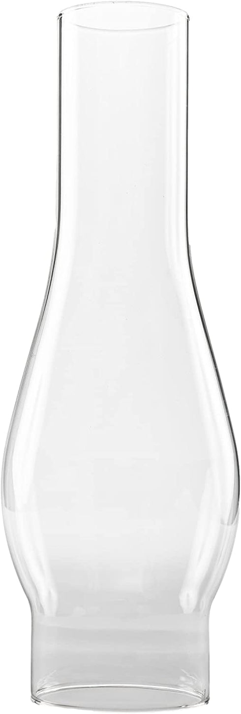 Light of Mine | 2 5/8" x 10" Oil Lamp Globe Replacement Lamp | Oil Lamp Chimney | Hurricane Lamp Glass Replacement | Clear Smooth Top Chimney for Rayo & Central Draft Burners