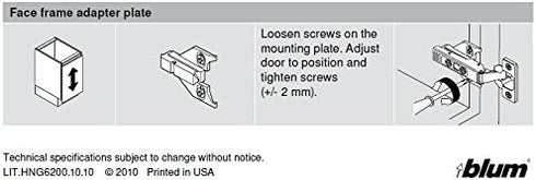 Blum Combo Pack 71M2550/2;175L6600.22/2