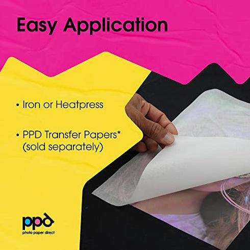 PPD Silicon Papers for T Shirt Transfer Iron or Heat Press - 10 Sheets PPD-102