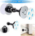 Sumnacon Magnetic Door Stopper, Heavy Duty Stainless Steel Door Stop Holder Come with 4 Pcs 3M Double-Sided Adhesive Tape & Hardware Screws,Install with Adhesive Tape Or Screws On Floor Wall (Black)