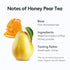 OSULLOC Honey Pear Tea, Premium Organic Blended Tea from Jeju, Tea Bag Series 20 count, 1.06 oz, 30g
