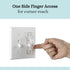 Bates- Light Switch Guard Cover, Clear, 6 Pack, Light Switch Guard, Toggle Switch Cover, Light Switch Blocker, Light Switch Lock, Switch Cover Guard, Child Proof Light Switch Cover Guard