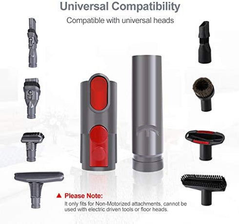 LANMU Attachment Adapter Compatible with Dyson V15 V11 V10 V8 V7 V6 Outsize Vacuum Cleaner, Universal Tool Adaptor Convertor