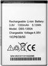 DDONG Replacement Battery DBS-1350A for Doro 7050 Consumer Cellular Flip 1350 mAh